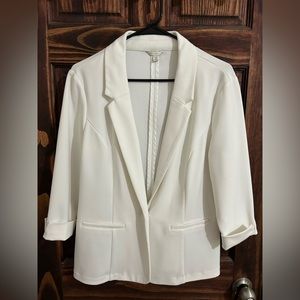 white blazer